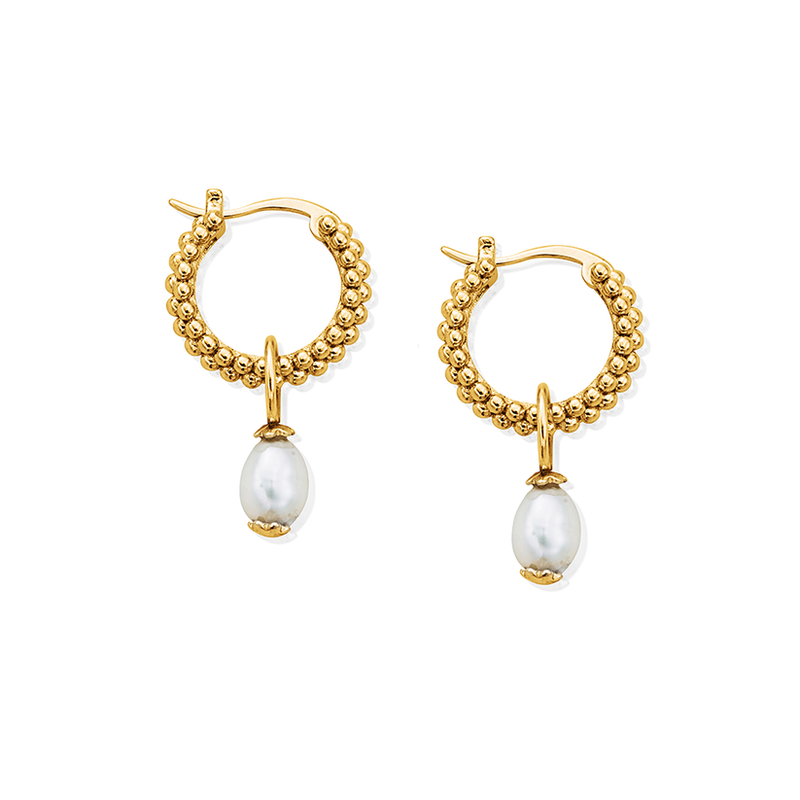 Tale of Tide Hoop Earrings - Gold - GEHSP