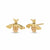 Nature's Wonder Honey Bee Stud Earrings - 9ct Gold - GHBE836