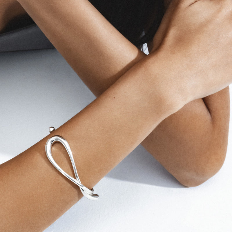 Mercy Twist Bangle - Silver - 20001405000