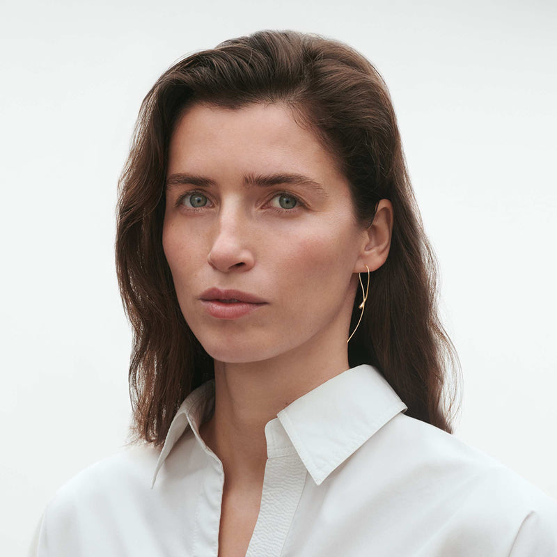 Mercy Twist Earrings - Yellow Gold - 10017826