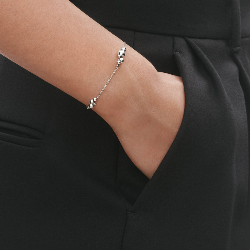 Moonlight Grapes Chain Bracelet - Silver - 20001415