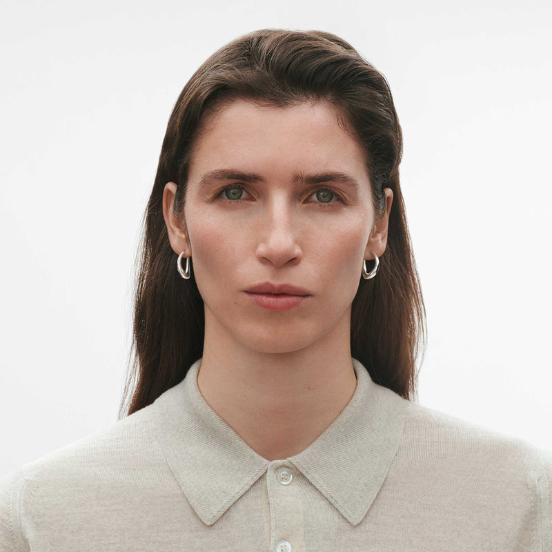 Offspring Earhoops, Medium - Silver - 20001003