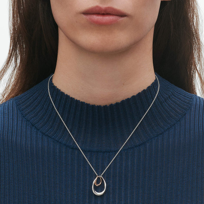 Offspring Pendant - Silver/Rose Gold - 10012763