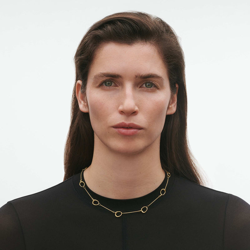 Offspring Necklace, Medium Loops - 18ct Yellow Gold - 20001800