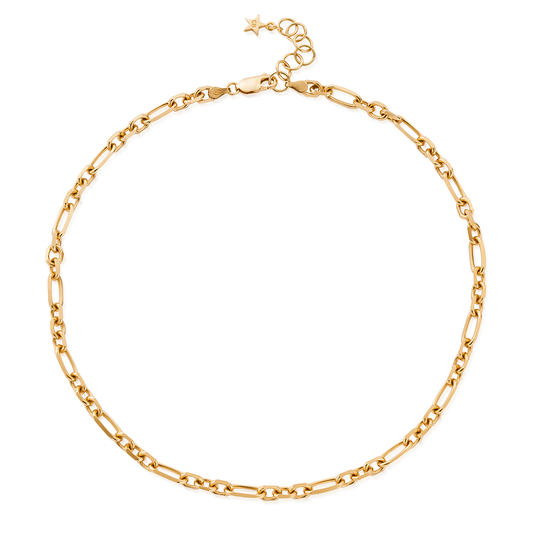 Chain Of Courage Necklace - Gold - GN3475