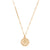 Bobble Chain Moonflower Necklace - Gold - GNBB772