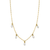 Ethereal Multi Pearl Drop Necklace - Gold - GNFRMULP