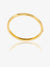 Twisted Hinged Bangle - Gold - GRB03GP