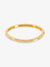 Twisted Hinged Bangle - Gold - GRB03GP
