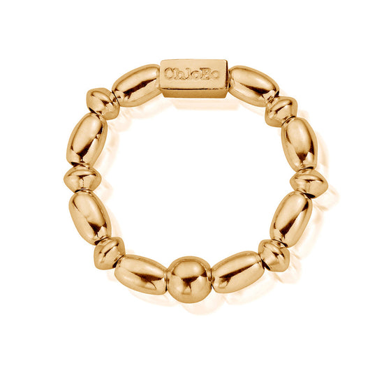 Mini Rice Ring, Medium - Gold - GRMR2