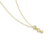 18ct Yellow Gold Round Brilliant Cut Diamond Bubble Drop Pendant & Chain - 0.35ct