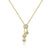 18ct Yellow Gold Round Brilliant Cut Diamond Bubble Drop Pendant & Chain - 0.35ct