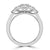 Platinum Five Stone Emerald Cut Laboratory Grown Diamond Ring, 2.53ct