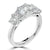 Platinum Five Stone Emerald Cut Laboratory Grown Diamond Ring, 3.30ct