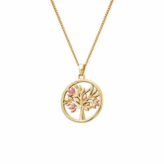 Tree Of Life Pendant - 9ct Yellow/Rose Gold - GTOL0015