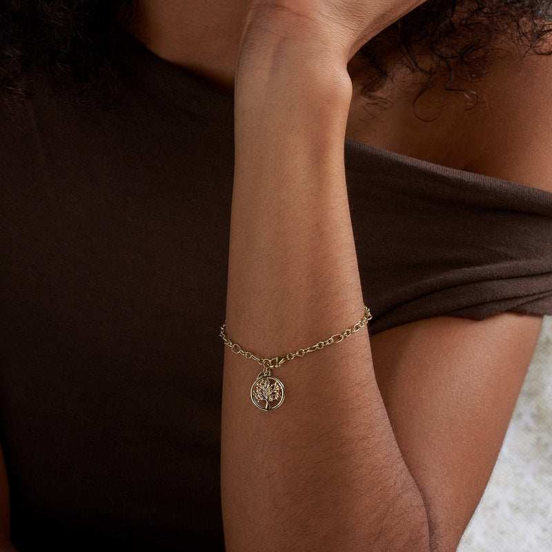Tree Of Life Bracelet - 9ct Gold - GTOL0017