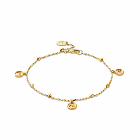 Insignia Drop Bracelet - 9ct Gold - GTOL0385
