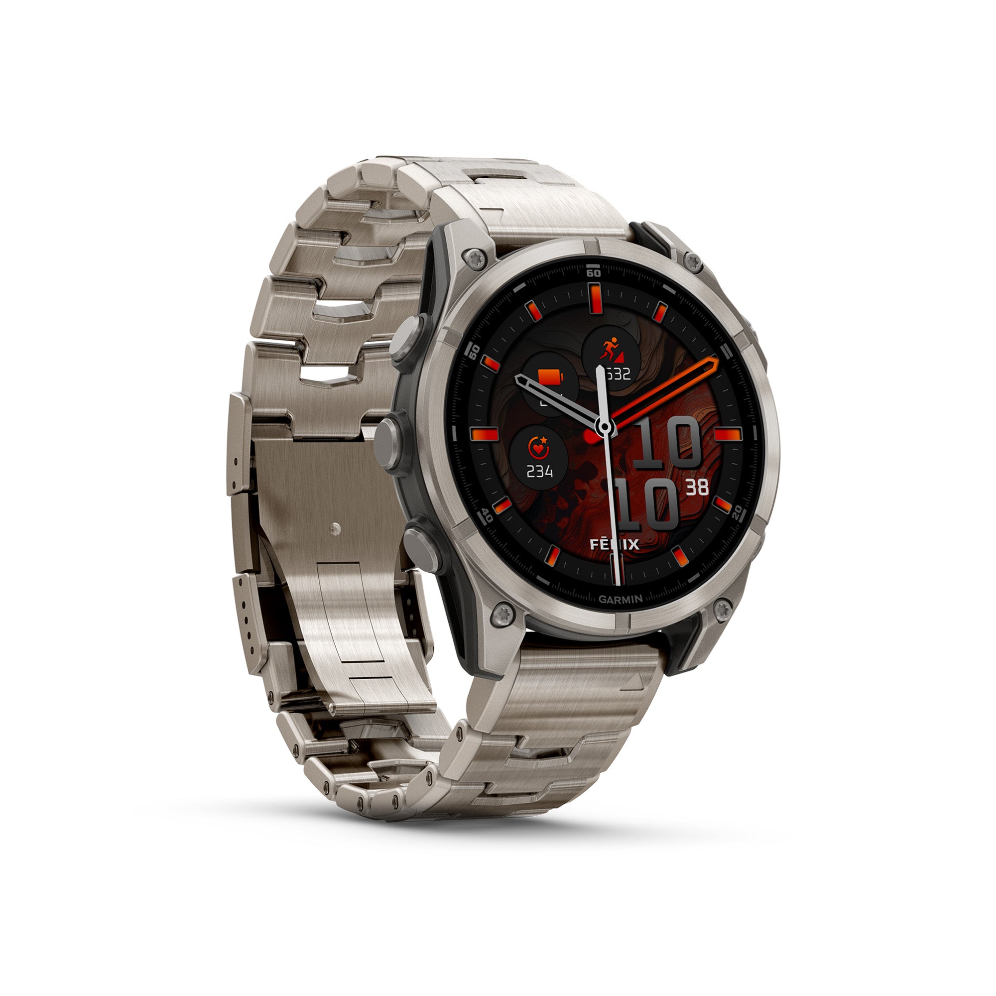 Fenix 8 GPS Smartwatch, 47mm - Titanium with Vented Titanium