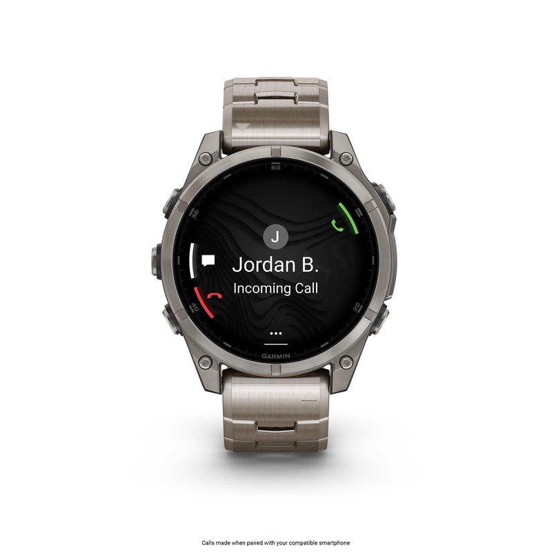 Fenix 8 GPS Smartwatch, 47mm - Titanium with Vented Titanium Bracelet - 010-02904-40