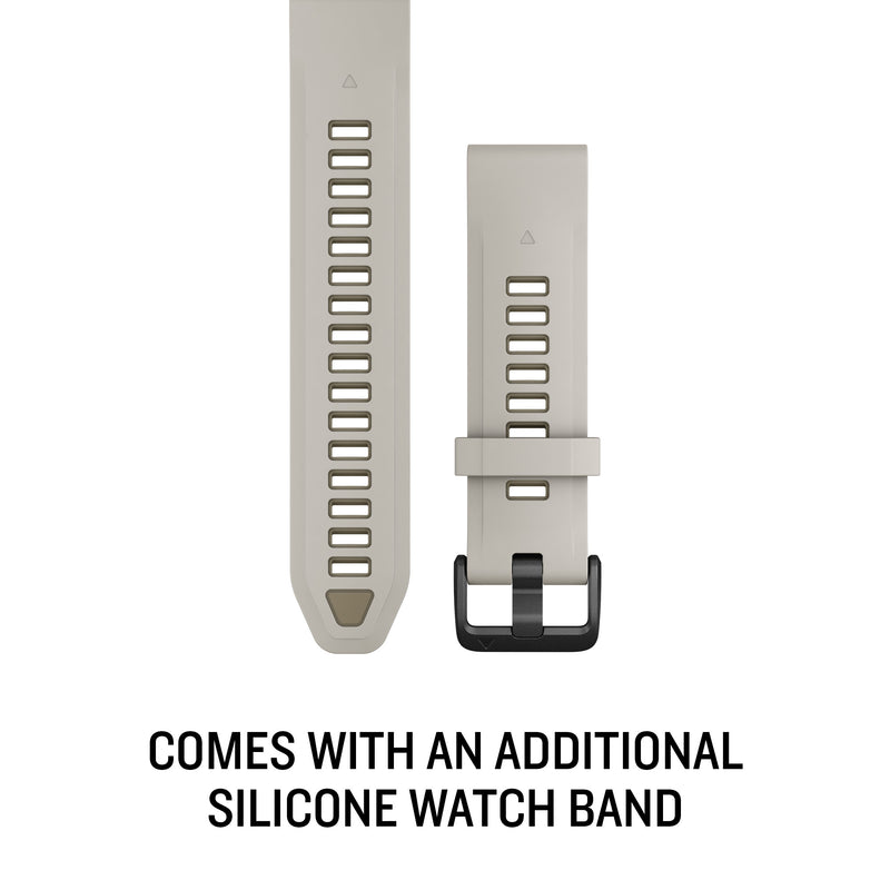 Fenix 8 GPS Smartwatch, 43mm - Soft Gold with Limestone Leather Band - 010-02903-40