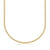 Mini Flat Snake Chain Necklace - Gold - SPG-307