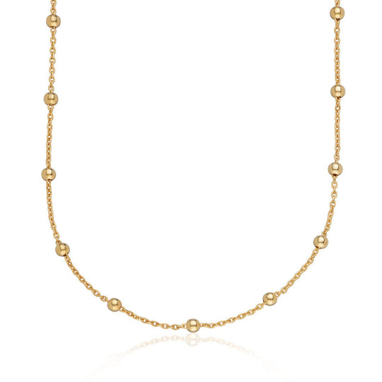 Satellite Long Chain Necklace - Gold - SPCNGX2