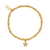April Birthstone Bracelet - Gold - GBBCB3487
