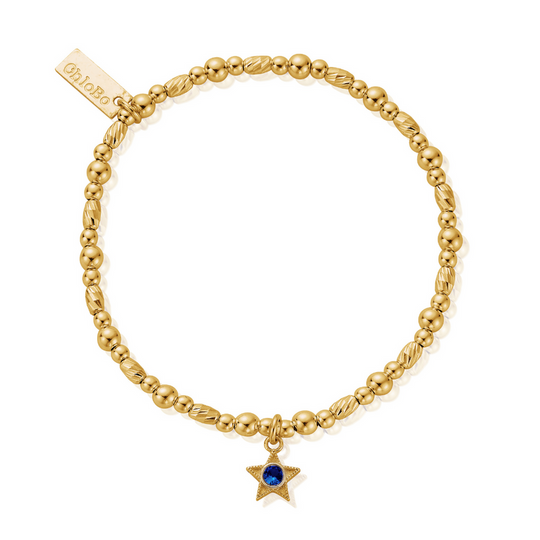 December Birthstone Bracelet - Gold - GBBCB3503