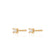 Teeny Tiny Stud Earrings - Gold/CZ - SPESGS142