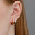 Hannah Martin Foundation Classic Hoop Earrings - Silver - SPS-128