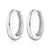 Hannah Martin Large Foundation Classic Hoop Earrings - Silver - SPS-124