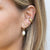 Hannah Martin Hugs & Kisses Stud Earrings - Gold - SPG-300