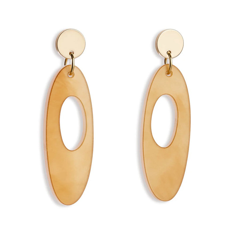 Hepworth Earrings - Gold/Mica - SP-765