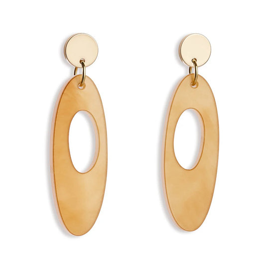 Hepworth Earrings - Gold/Mica - SP-765