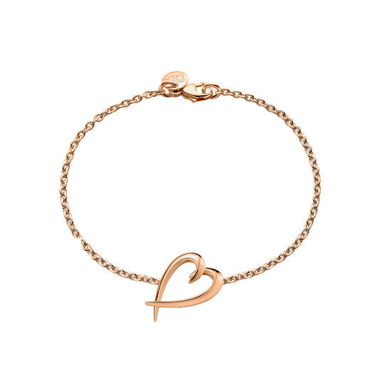 Signature Heart Bracelet - Rose Gold - SA020.RVNABOS
