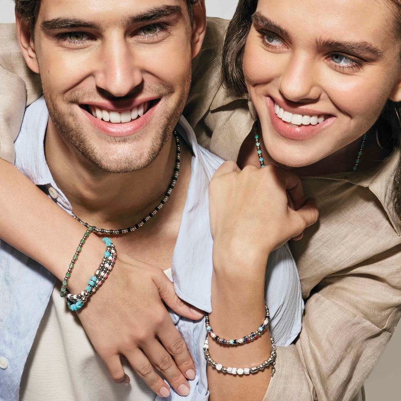 Instinct Style Bracelet - Turquoise/Silver - 027931/003