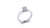 Platinum Pear Cut Lab Grown Diamond Engagement Ring - 0.76ct