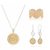 Dotted Disc Collection - Pendant, Earrings & Ring - SAVE £40