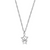 Twisted Rope Chain Interlocking Star Necklace - Silver - SNTR3440