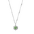 Happiness Aventurine Necklace - Silver - SNCC3442