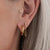 Hannah Martin Chained Pearl Stud Earrings - Gold - SPG-237a