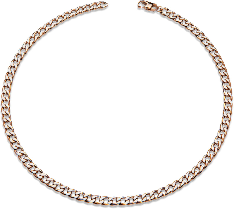 Steel Necklace - Rose Gold - LAK-211/50CM