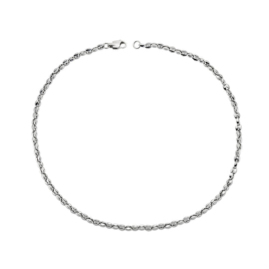 Stainless Steel Polished Necklace - LAK-296/50CM