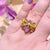 Amelia Bow Ring, Lime & Lilac - Gold - AS22TRR11