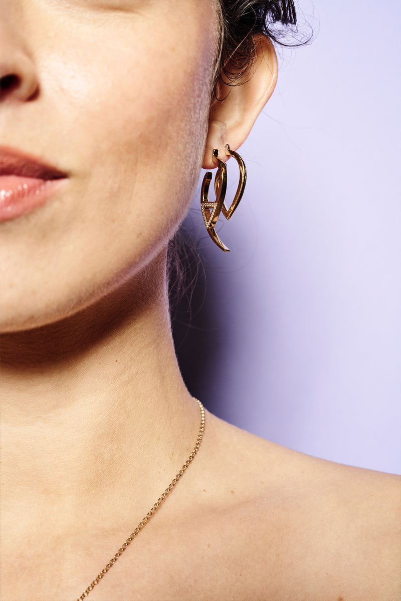 Loop Earrings - Gold - 23ELHgv