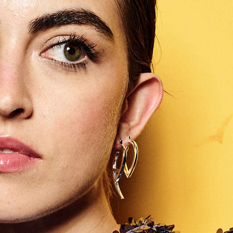 Loop Earrings - Silver - 23ELHs