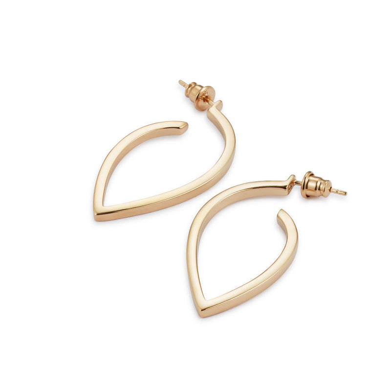 Large Loop Earrings - Gold - 24ELLgv