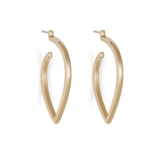 Large Loop Earrings - Gold - 24ELLgv