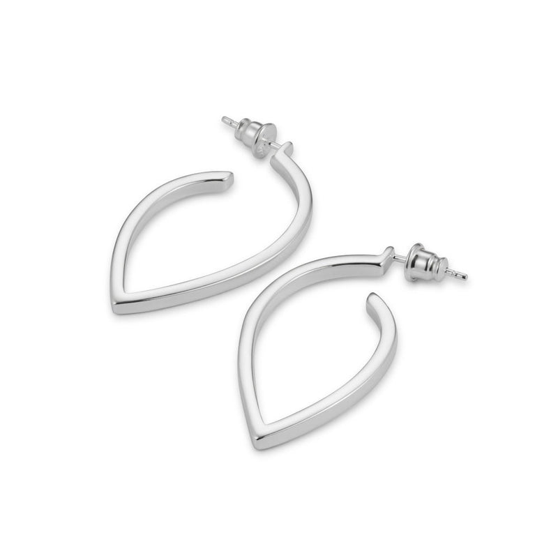 Large Loop Earrings - Silver - 24ELLss