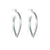 Large Loop Earrings - Silver - 24ELLss